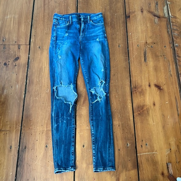 Very flattering blue skinny jeans - Picture 1 of 4